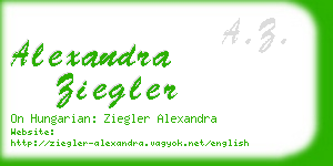 alexandra ziegler business card